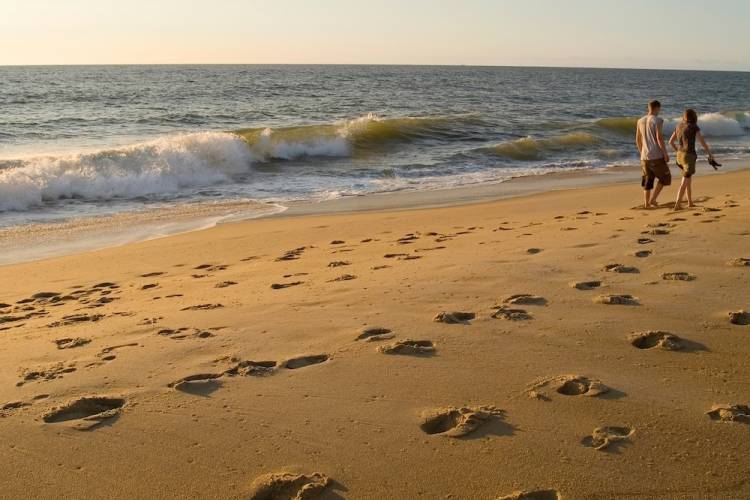 couple on the beach