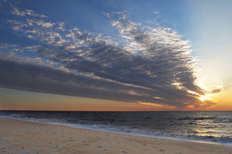 Ocean City Beach at sunrise