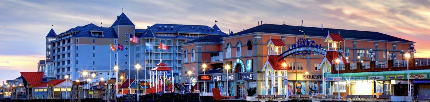 The Ocean City, MD boardwalk