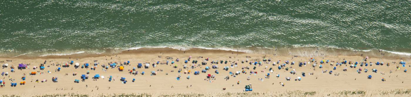 Ocean City Maryland from above