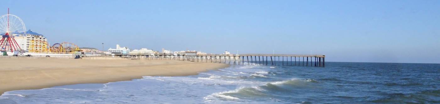 A view of Ocean City, Maryland